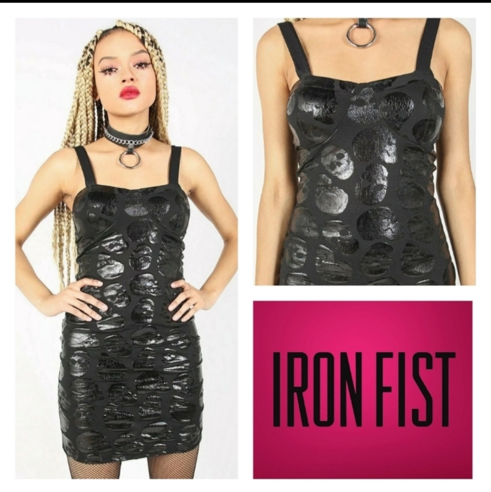 Iron Fist  Skulls mini dress